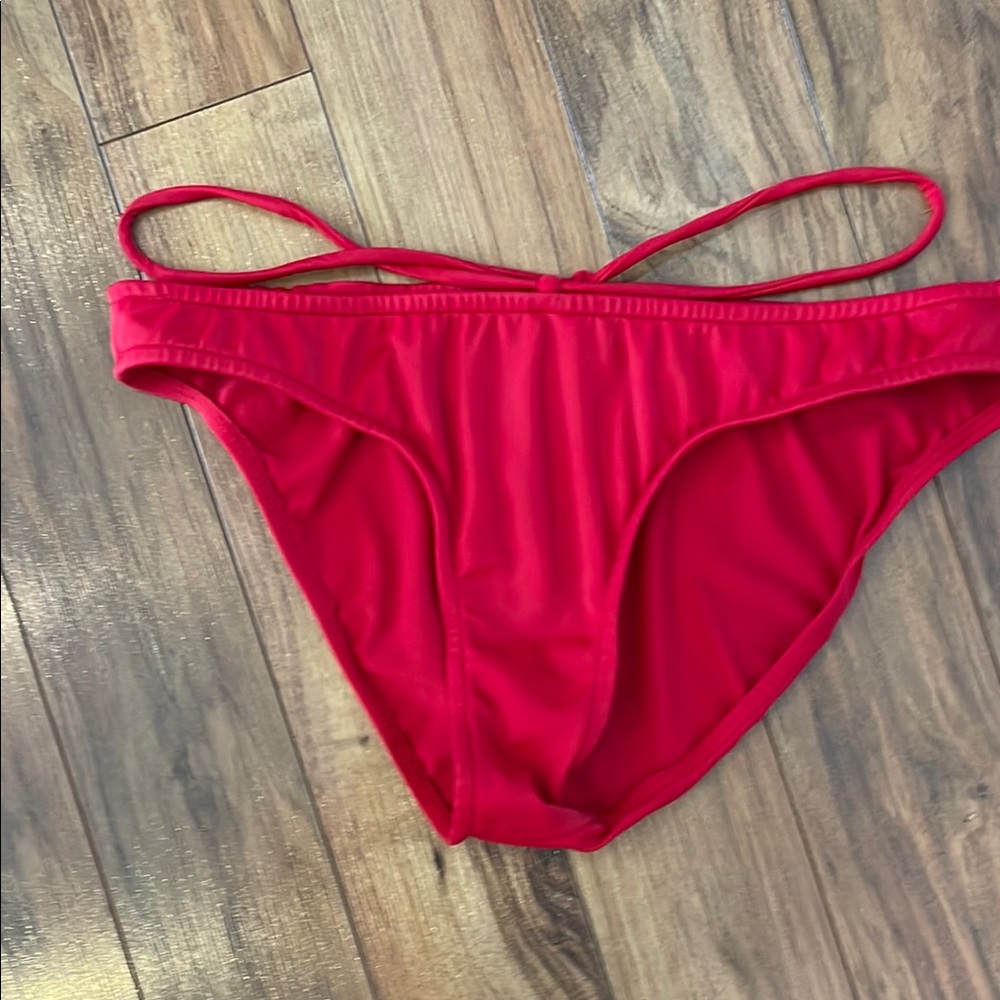 Red Women's Swim Bottom